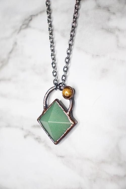 Image of Green Aventurine and Tigers Eye