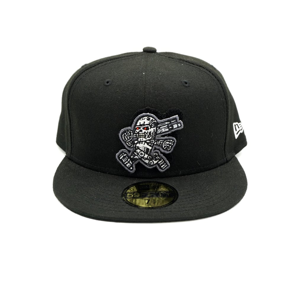 T-800 fitted cap - Black