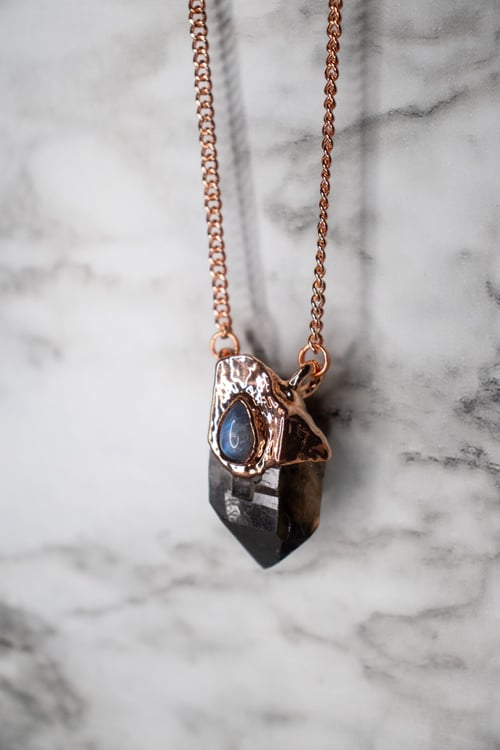 Image of Smokey Quartz and Labradorite