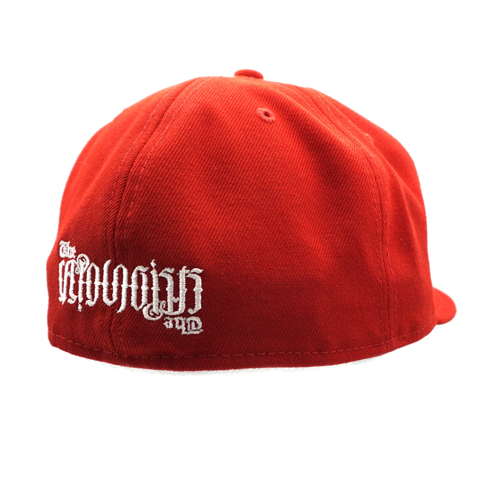 T-800 fitted cap - Red