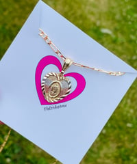 Image 1 of Virgencita Heart Necklace 