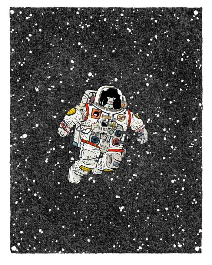 astronaut art tumblr