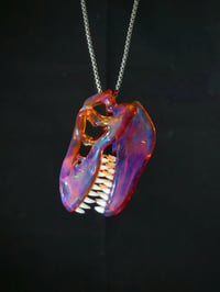 Image 1 of Jupiter v1 T-Rex skull pendant 💜