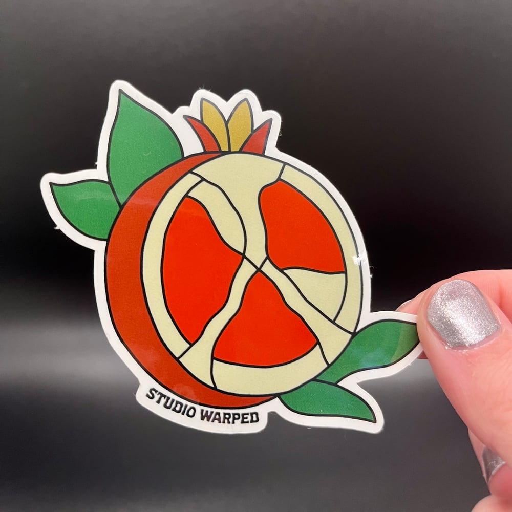 Image of Pomegranate Vinyl Sticker
