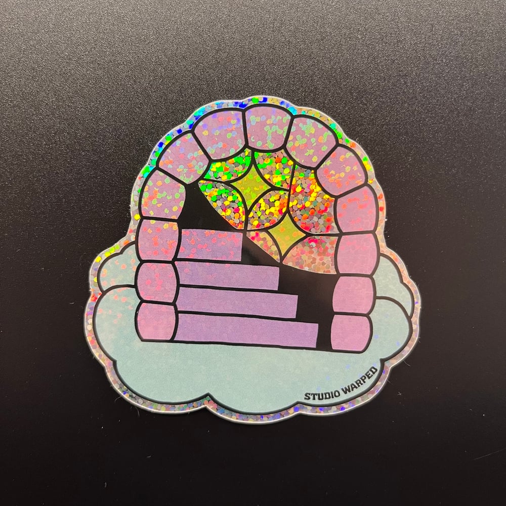 Image of Portal Glitter Sticker
