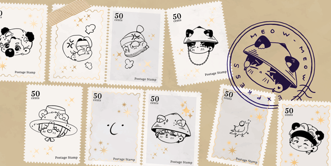 [PRE-ORDER] Daechwita Gold Foil Washi Tape