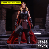 Image 1 of Custom Wired Cape for ML Jane Foster Mighty Thor