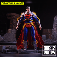 Image 1 of Custom Wired Cape for Mcfarlane SuperBoy Prime