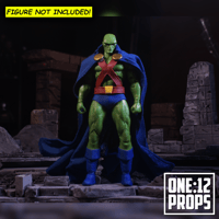 Image 1 of Custom Wired Cape for Mcfarlane Martian Manhunter