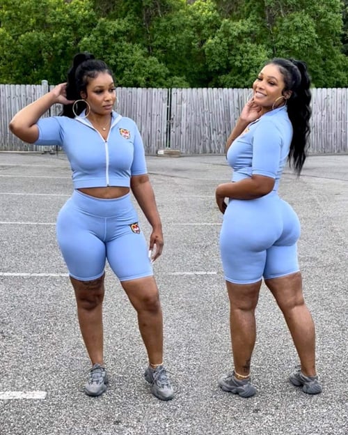 Image of The Pretty Blue Womens Track Set