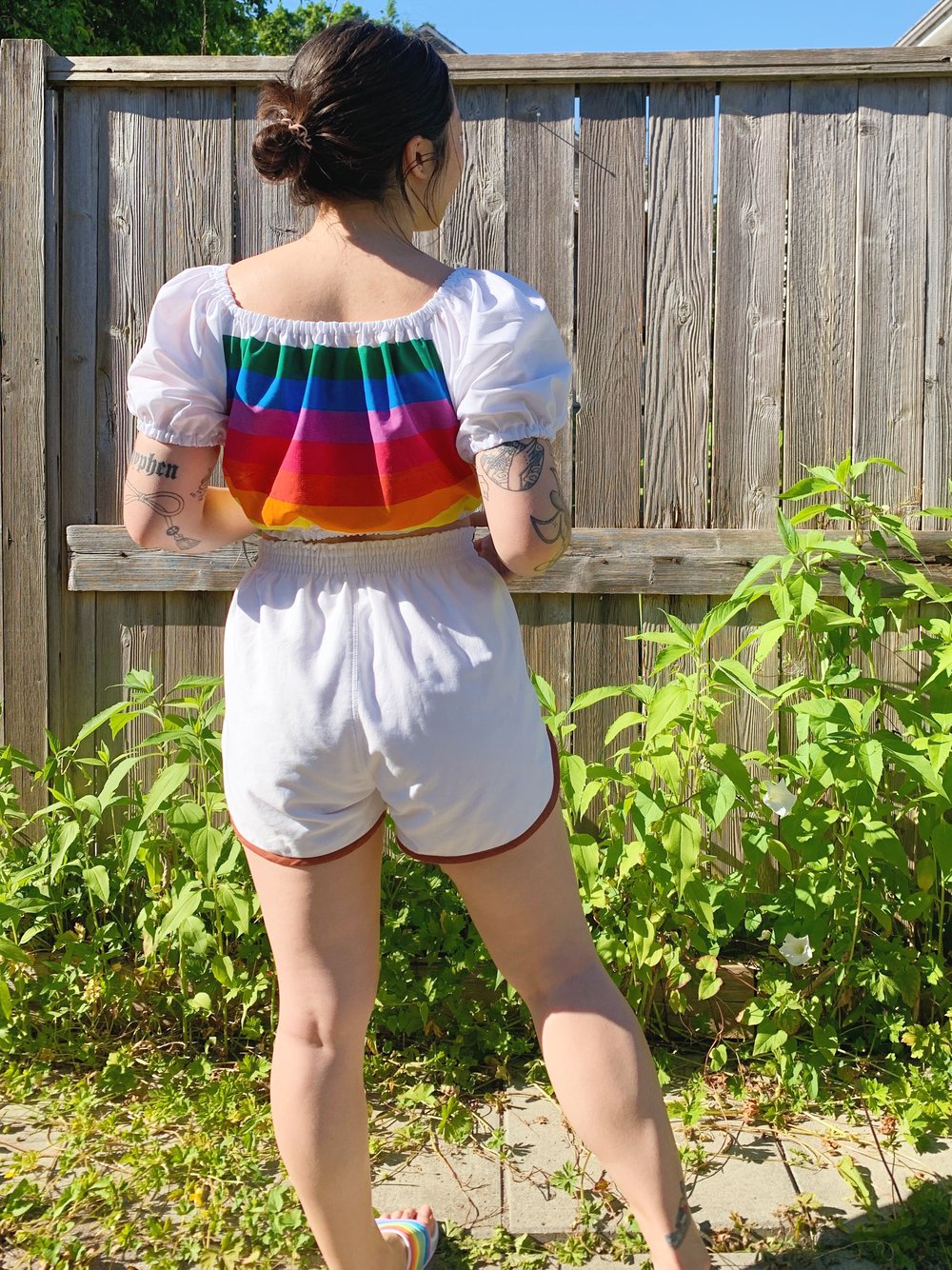 Image of Two-Piece Matching Summer Set — Rainbow