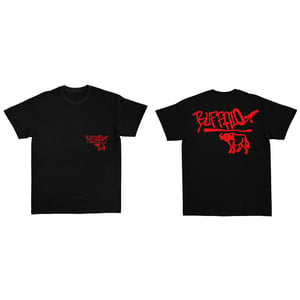 BLACK "ETERNAL" LOGO TEE