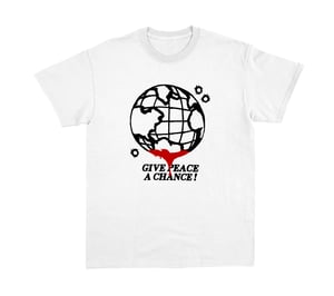 "WORLD PEACE" WHITE TEE