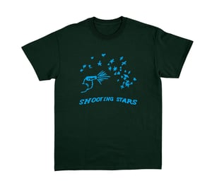 "SHOOTING STARS" FOREST GREEN TEE