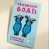 Friendship Goat Enamel Pins