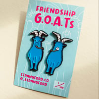 Image 1 of Friendship Goat Enamel Pins