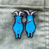 Friendship Goat Enamel Pins Image 2