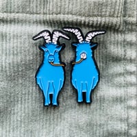 Image 2 of Friendship Goat Enamel Pins