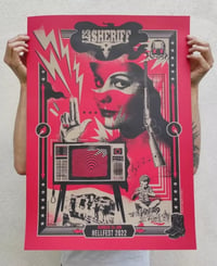 Image 1 of LES SHERIFF (Hellfest 2022) screenprinted poster.