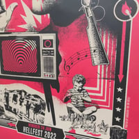 Image 3 of LES SHERIFF (Hellfest 2022) screenprinted poster.