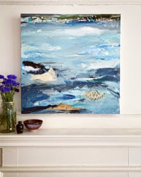 Image 2 of 'Penzance - Newlyn Dip' -  60cm x 60cm ( unframed )