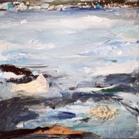Image 1 of 'Penzance - Newlyn Dip' -  60cm x 60cm ( unframed )