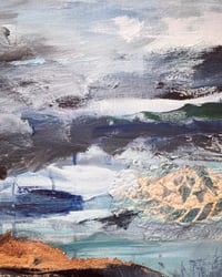 Image 3 of 'Penzance - Newlyn Dip' -  60cm x 60cm ( unframed )