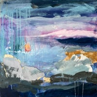 Image 1 of 'Rainy Deep', 50cm x 50cm ( unframed )