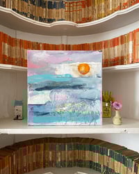 Image 1 of 'Penzance Pink' , 40cm x 40cm ( unframed )