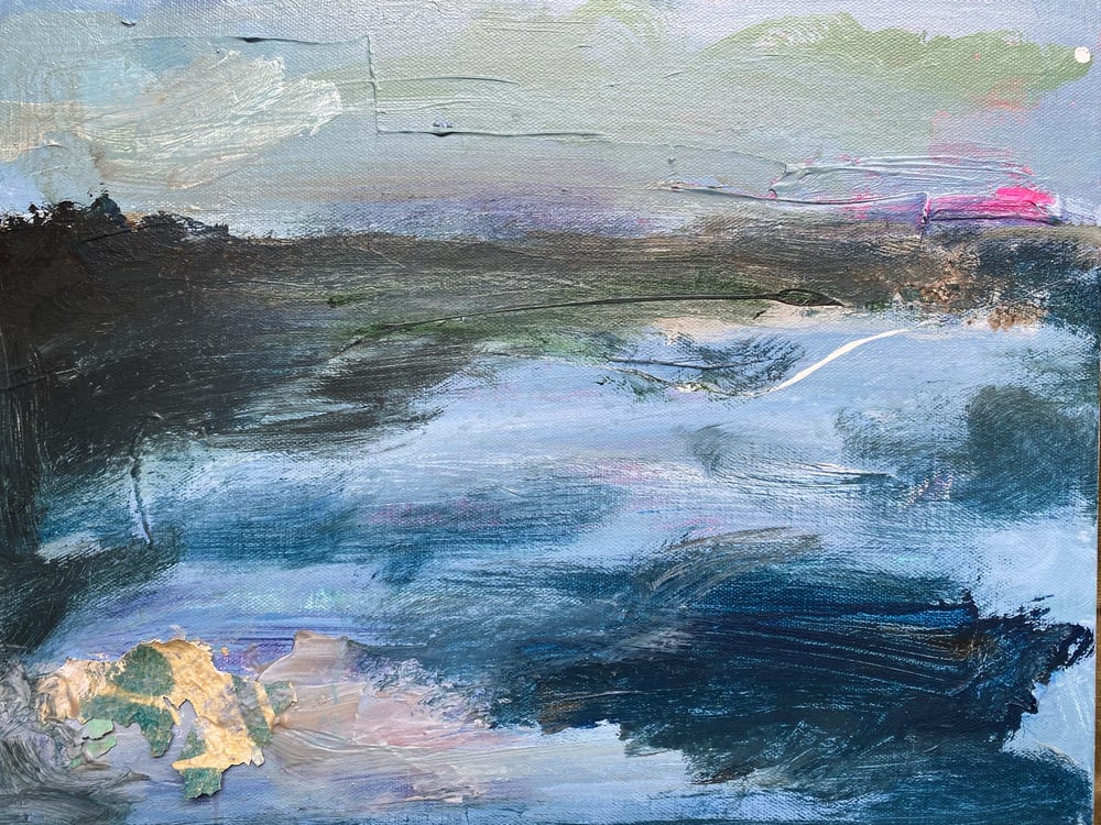 Image of 'Evening View', 40cm x 30cm ( unframed )