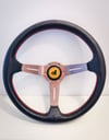 Steering wheel horn button - Yellow