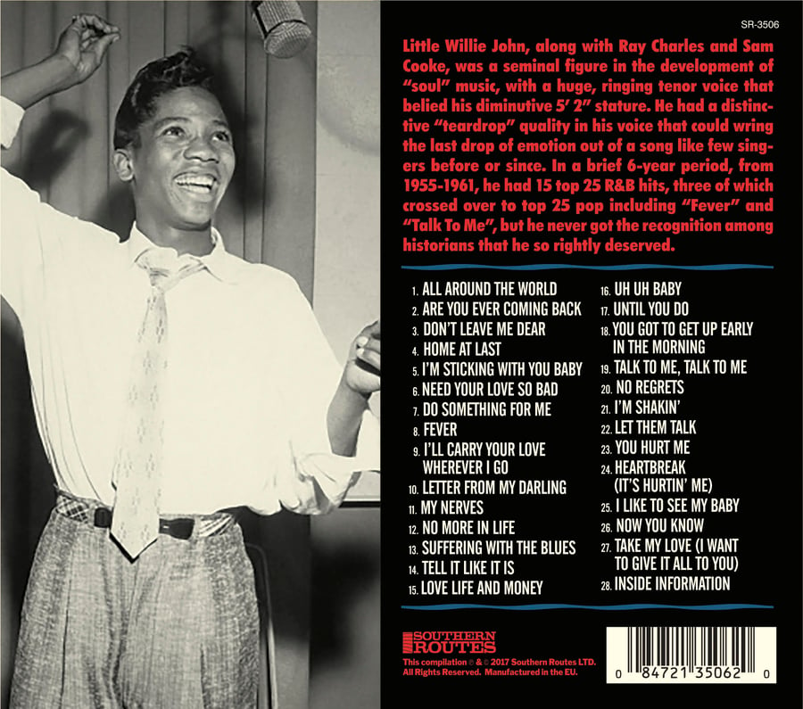 Image of FREE US SHIPPING! Little Willie John - All Around The World [CD] 26 Tracks 2022 - 