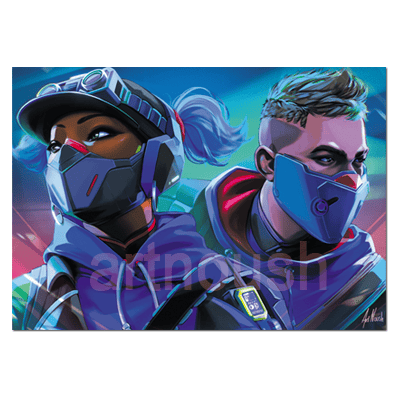 Octane and Lifeline Art Print