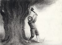 lumberjack - original drawing