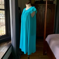 Image 5 of Shadowline Teal Lace Nightgown Large