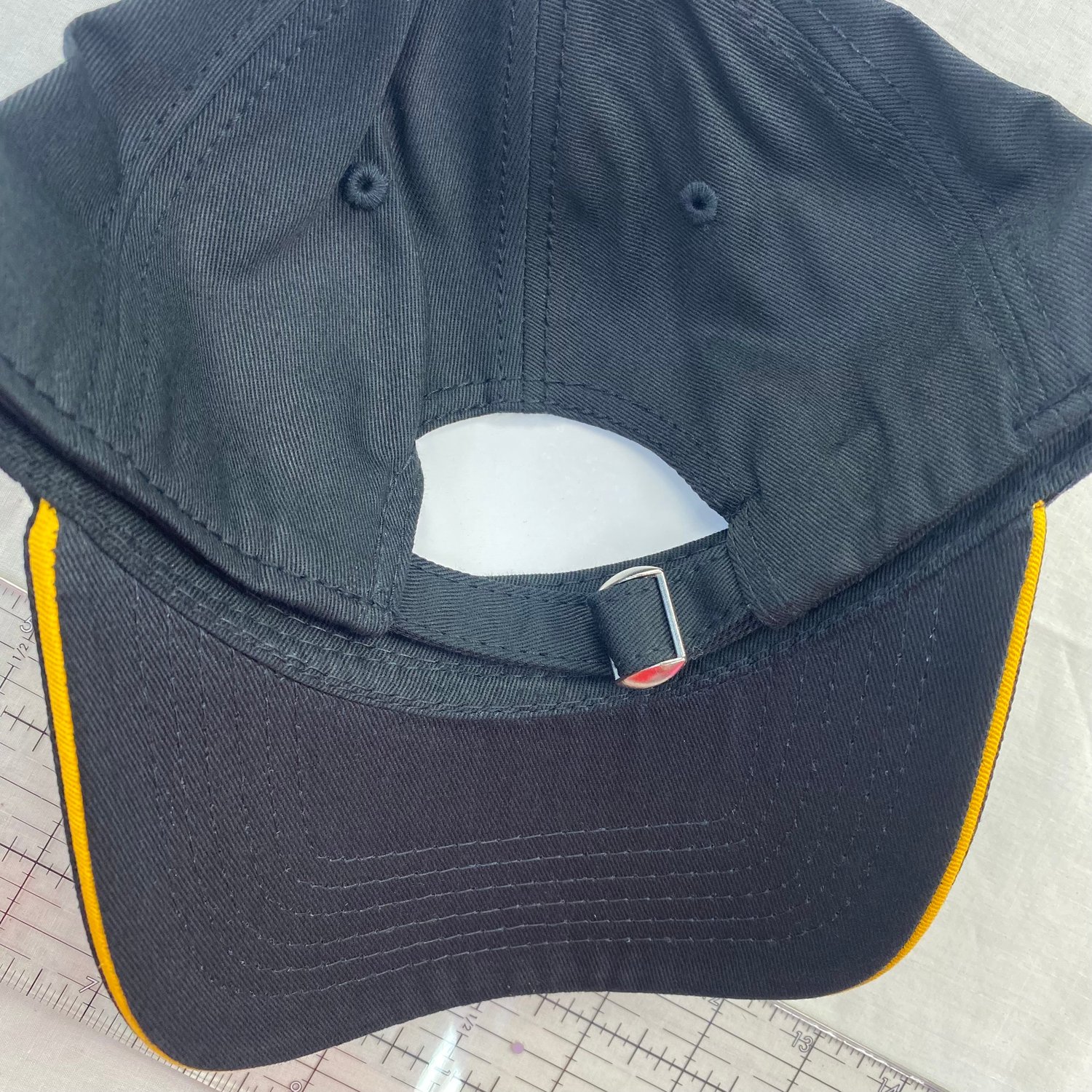 Image of Autozone Duralast Gold Adjustable Black Adult Cap Hat New