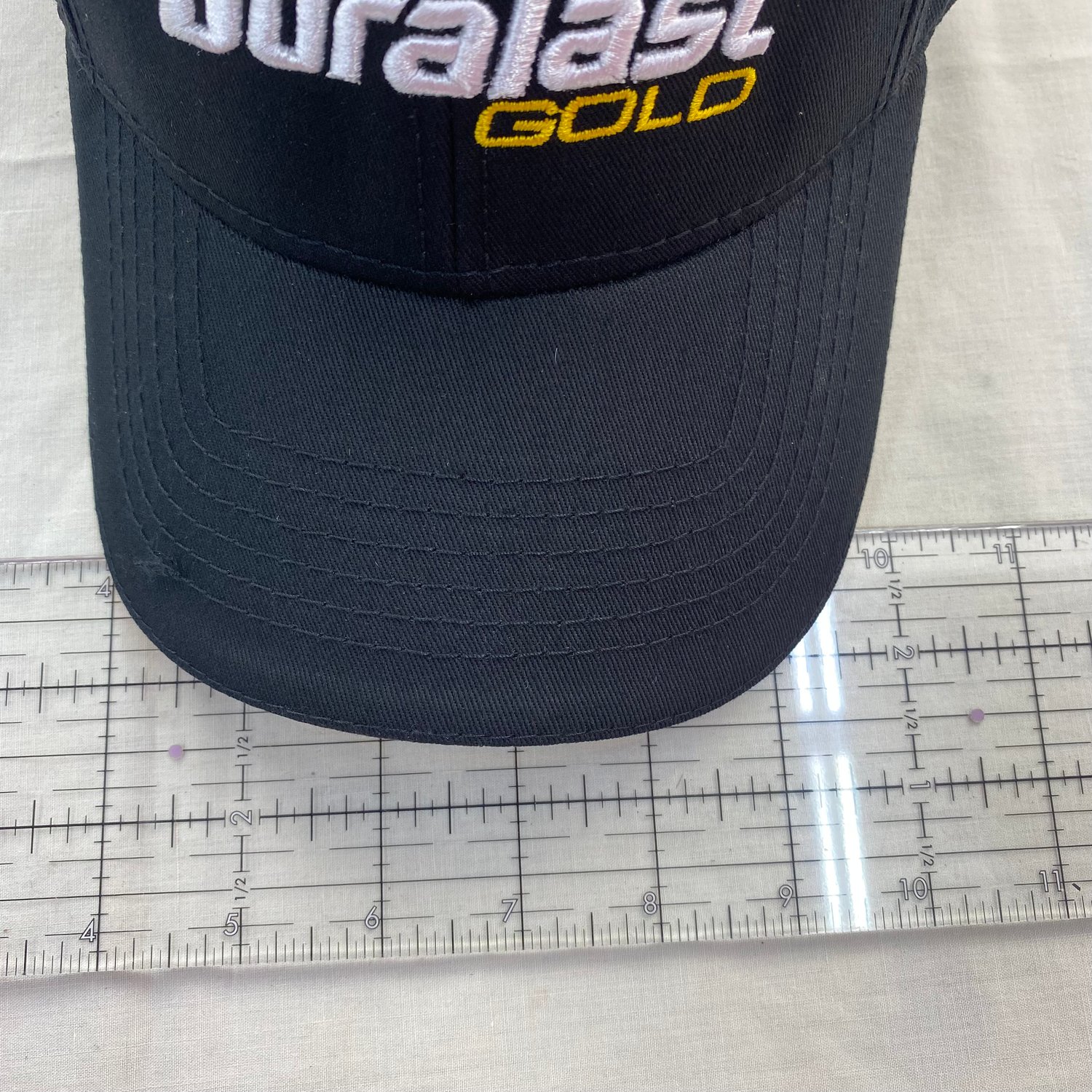 Image of Autozone Duralast Gold Adjustable Black Adult Cap Hat New