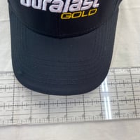 Image 4 of Autozone Duralast Gold Adjustable  Black Adult Cap Hat New