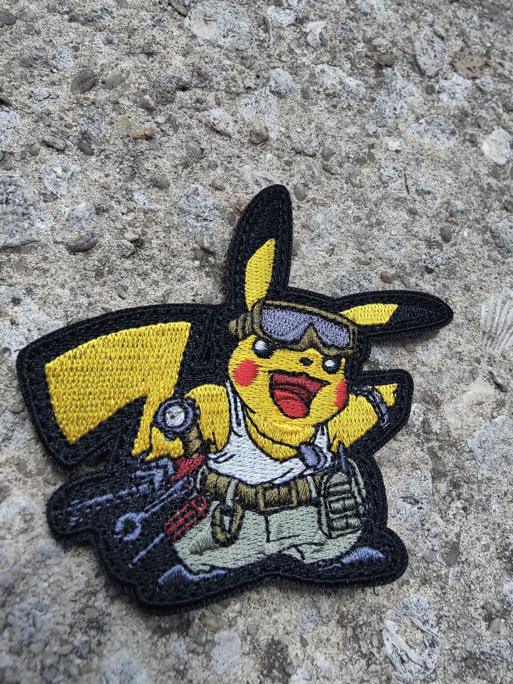 Tactical pokemon embroidery