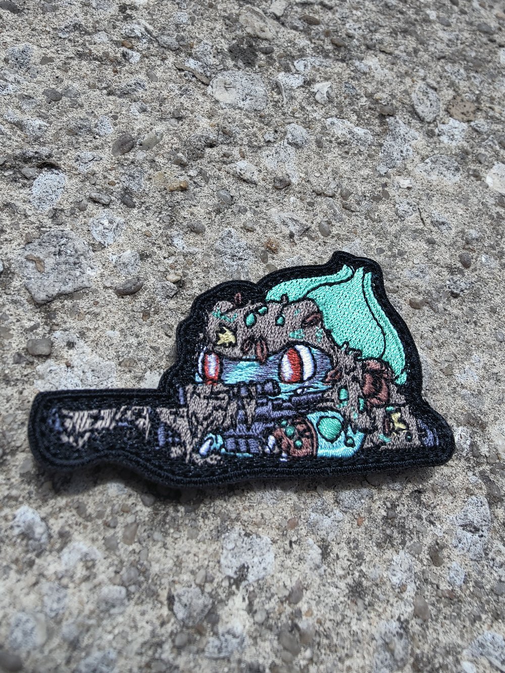 Tactical pokemon embroidery