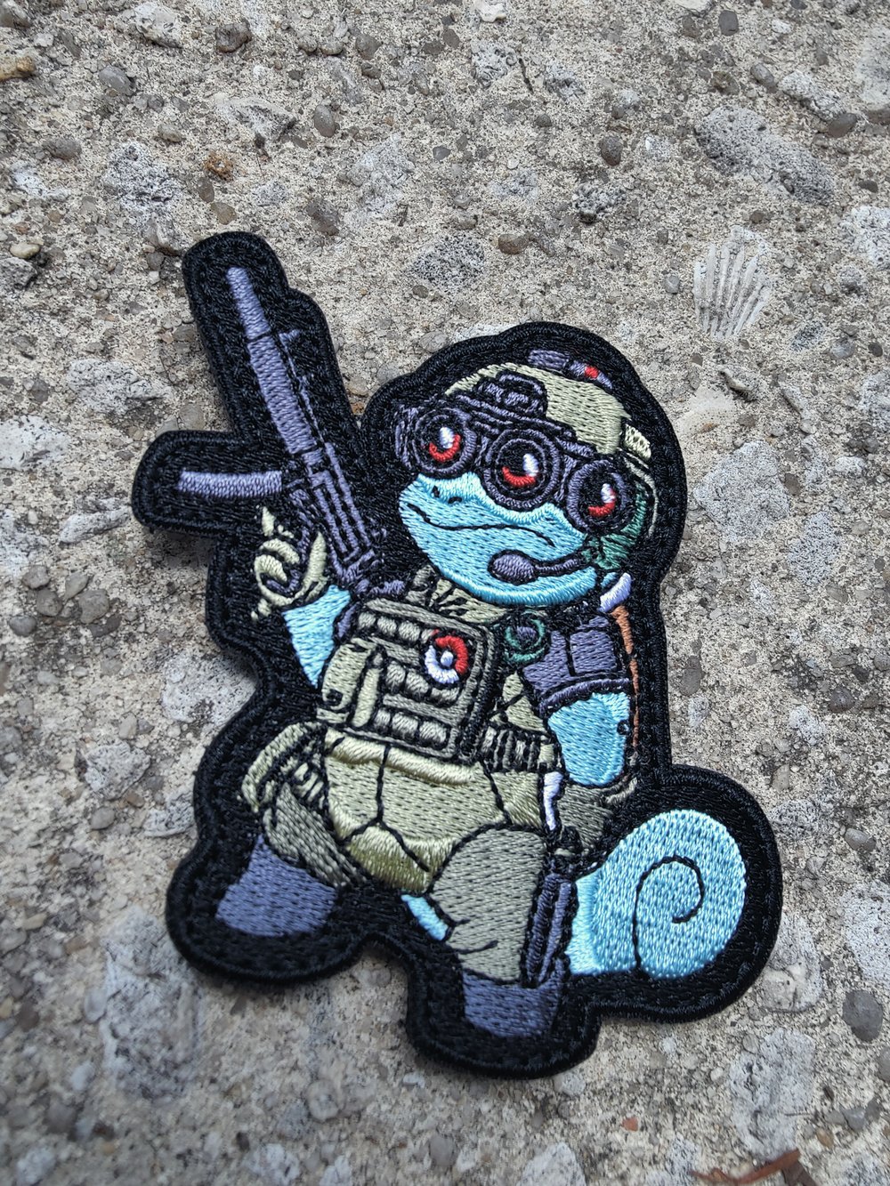 Tactical pokemon embroidery