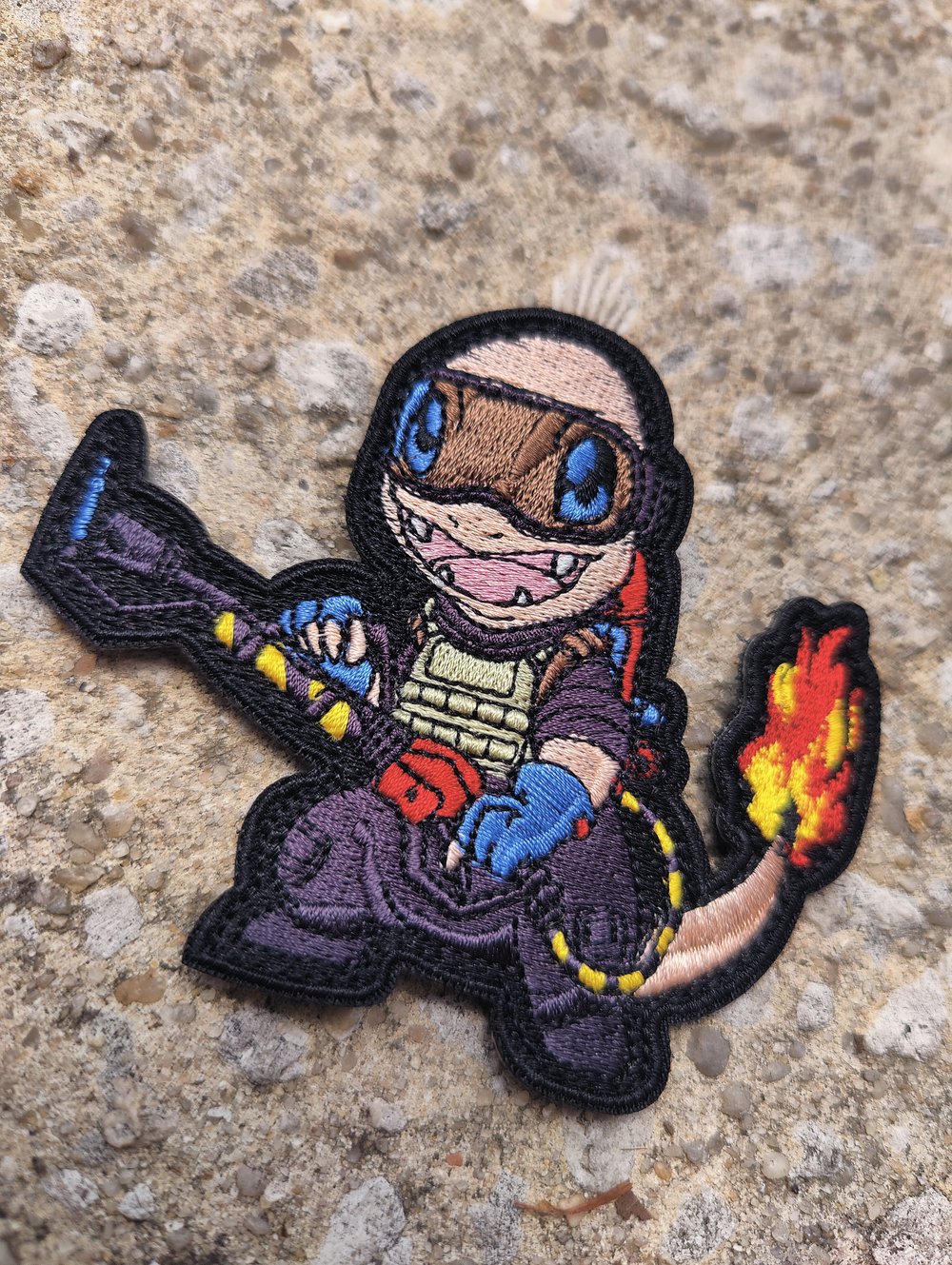 Tactical pokemon embroidery