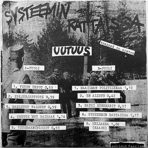 UUTUUS ‎– Systeemin Rattaissa - EP