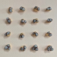 Image 4 of RAW DIAMONDS single stacking nugget earring