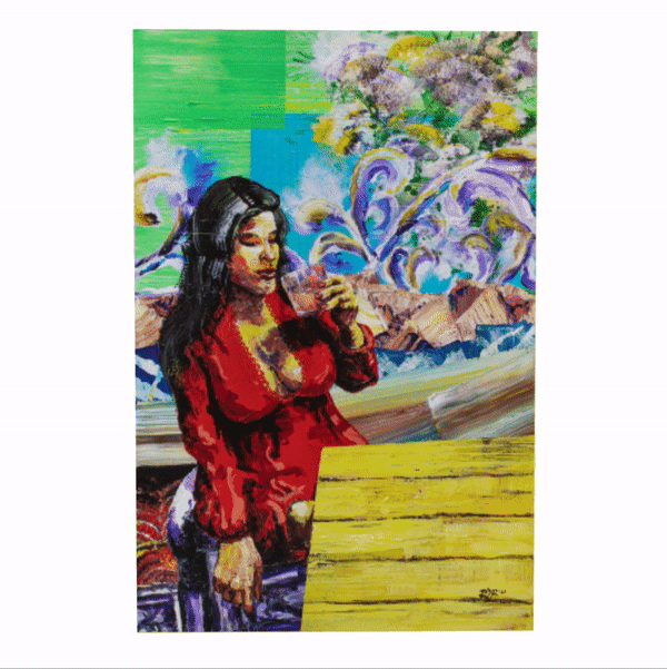 Image of ||| CANVAS PRINT ||| - "You Made the Stars Disappear with that Dress"