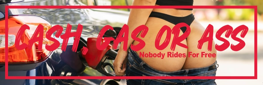 Image of Cash Gas or Ass Slap Sticker