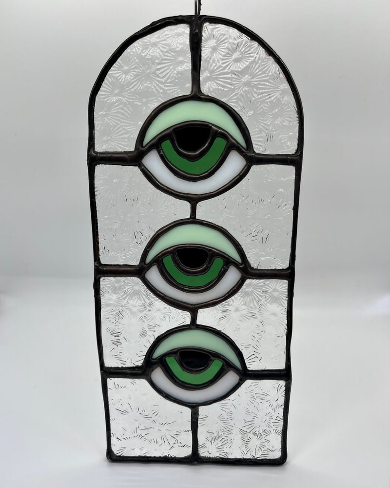 Image of Third Eye Stained Glass (made to order)