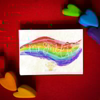 Personalised Name Rainbow Print | Teacher Gift | Baby Shower | Thank You 