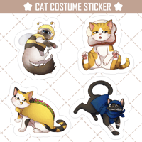 Image 1 of Cat costume Sticker