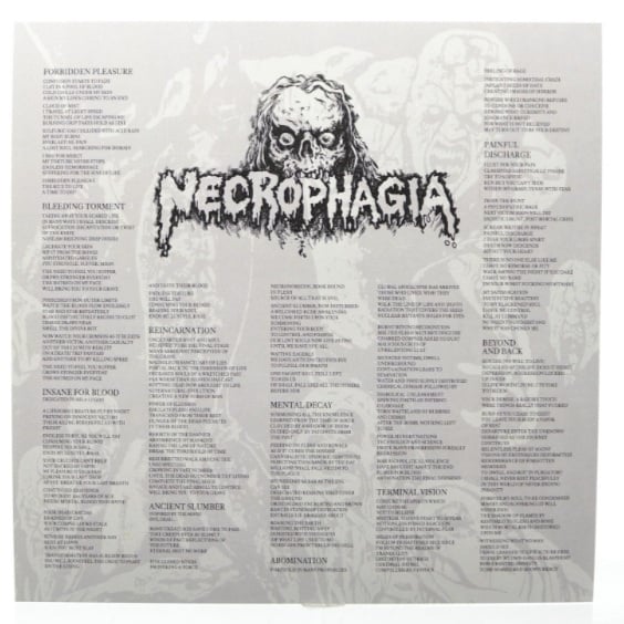 NECROPHAGIA - SEASON OF THE DEAD BLUE / YELLOW VINYL (WITH POSTER)